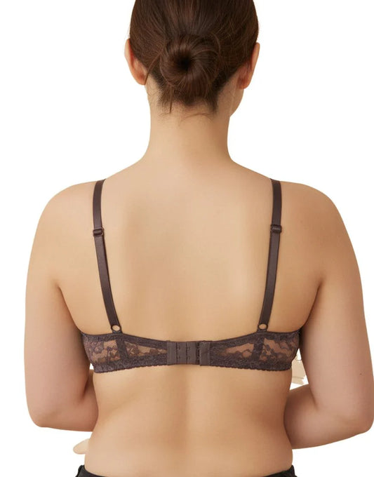 Lightly padded wire-free 3/4th