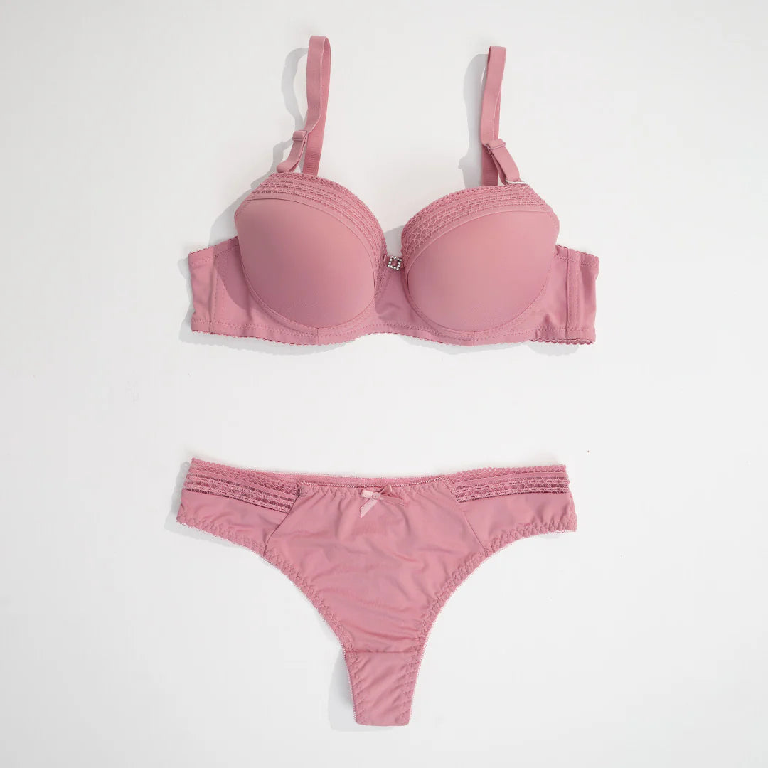 Push Up Cup Wire Bra Set