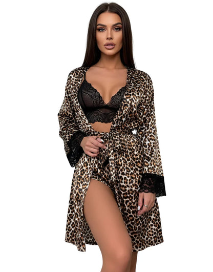 Deep Love Silk 3 Piece Nighty