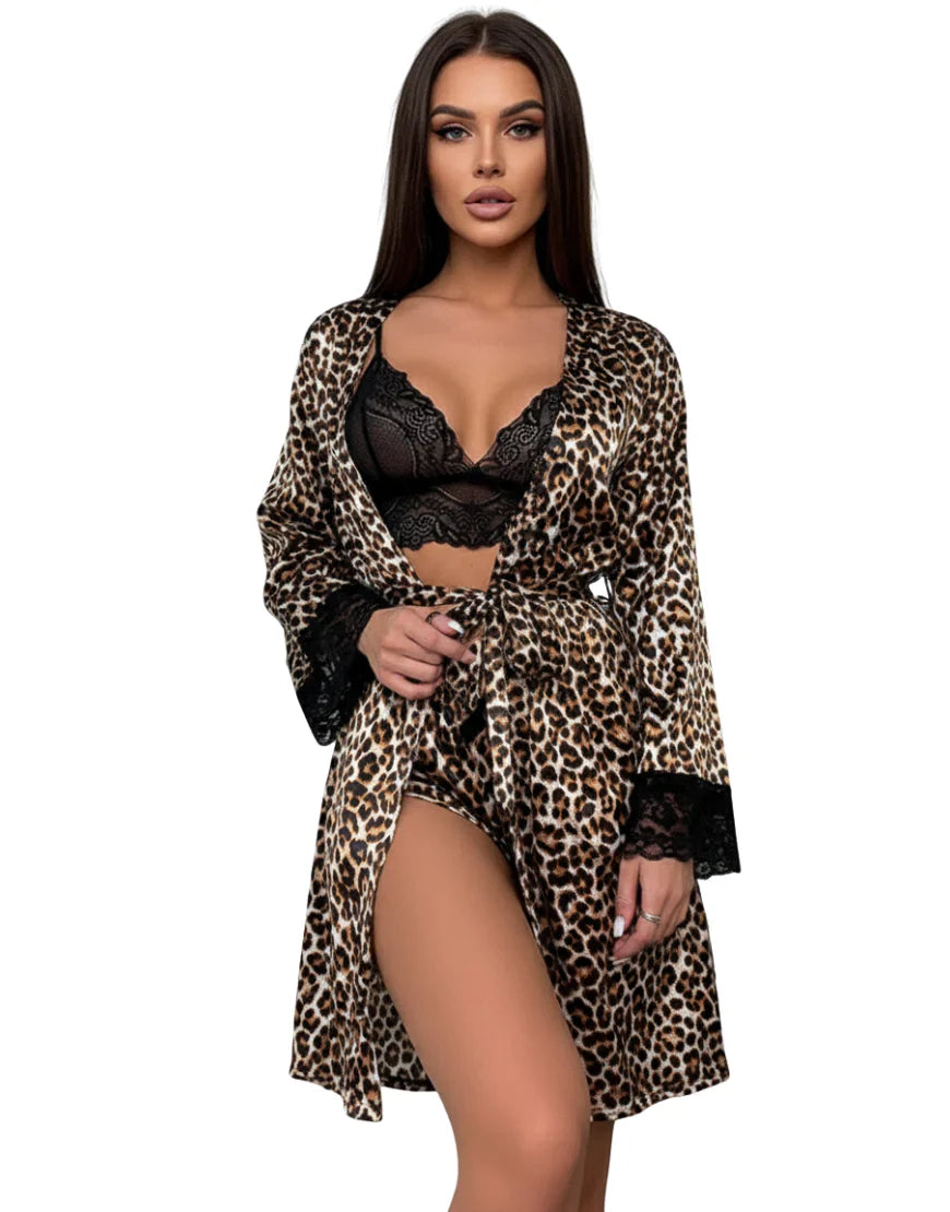Deep Love Silk 3 Piece Nighty