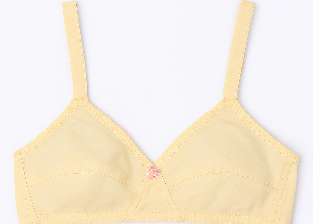 Cotton Sada Bra Pack of 3 – Mehroon, Black & Skin Color | Comfortable 3 Hook Non-Padded Bra for Women - 32