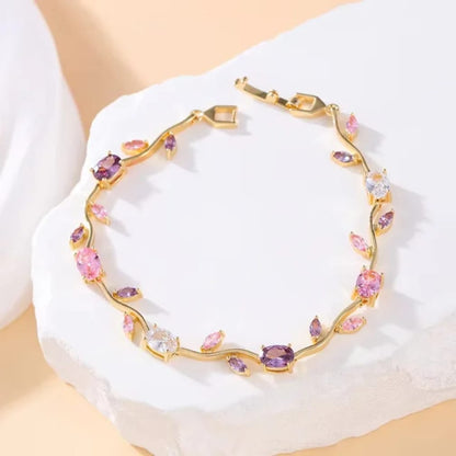 Tulip Bracelet – Premium Quality Stainless Steel Elegant Bracelet for Women l Red ~ Without Box