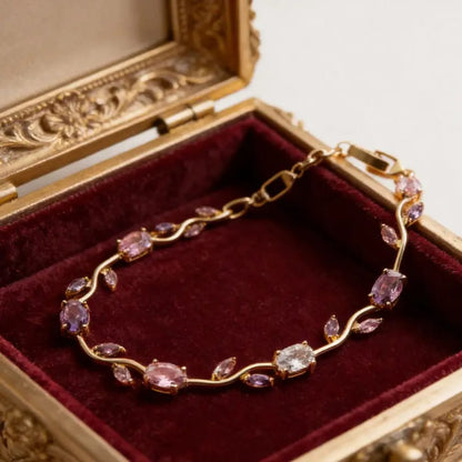 Tulip Bracelet – Premium Quality Stainless Steel Elegant Bracelet for Women l Red ~ Without Box