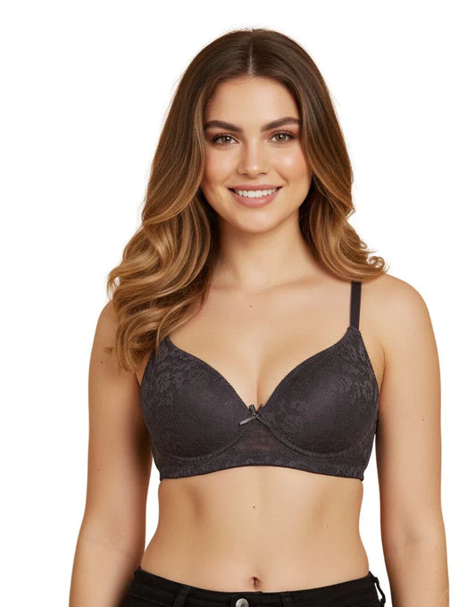 Lightly padded wire-free 3/4th