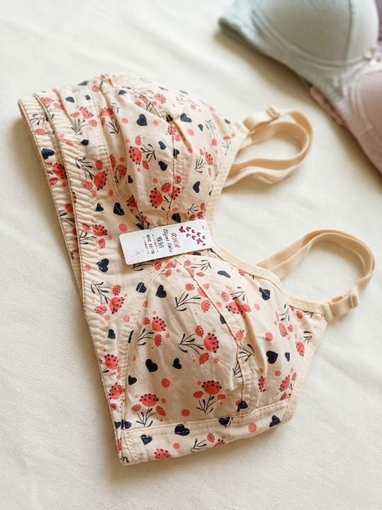 Lawn Summer Friendly Printed Bra for Women – Soft & Breathable Everyday Comfort Br