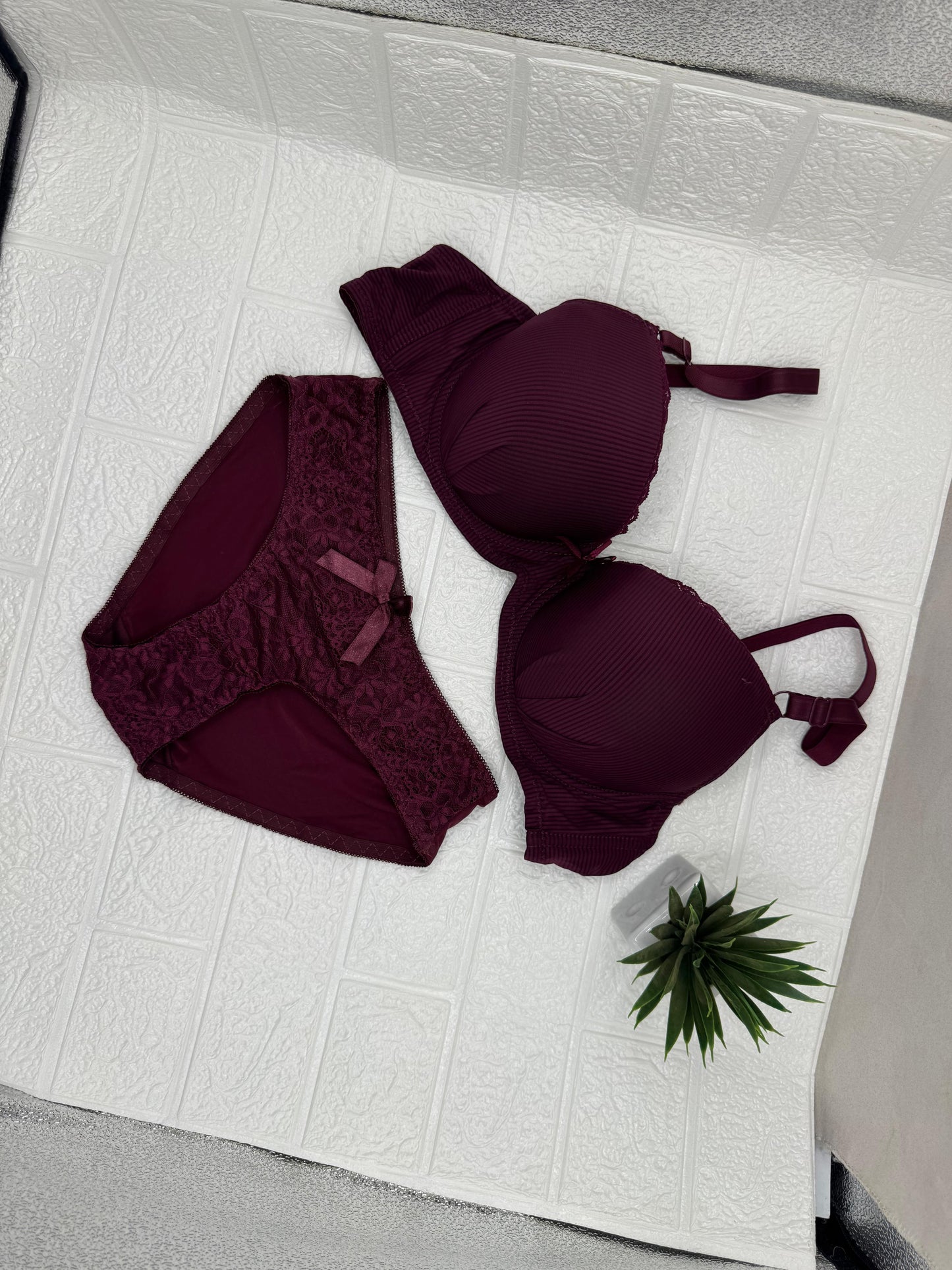 Paded Big Size Bra Set