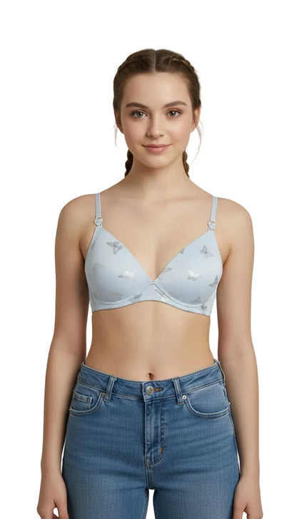 GIRL Pack  of 3 Non  Wired Lighty Padded Bra