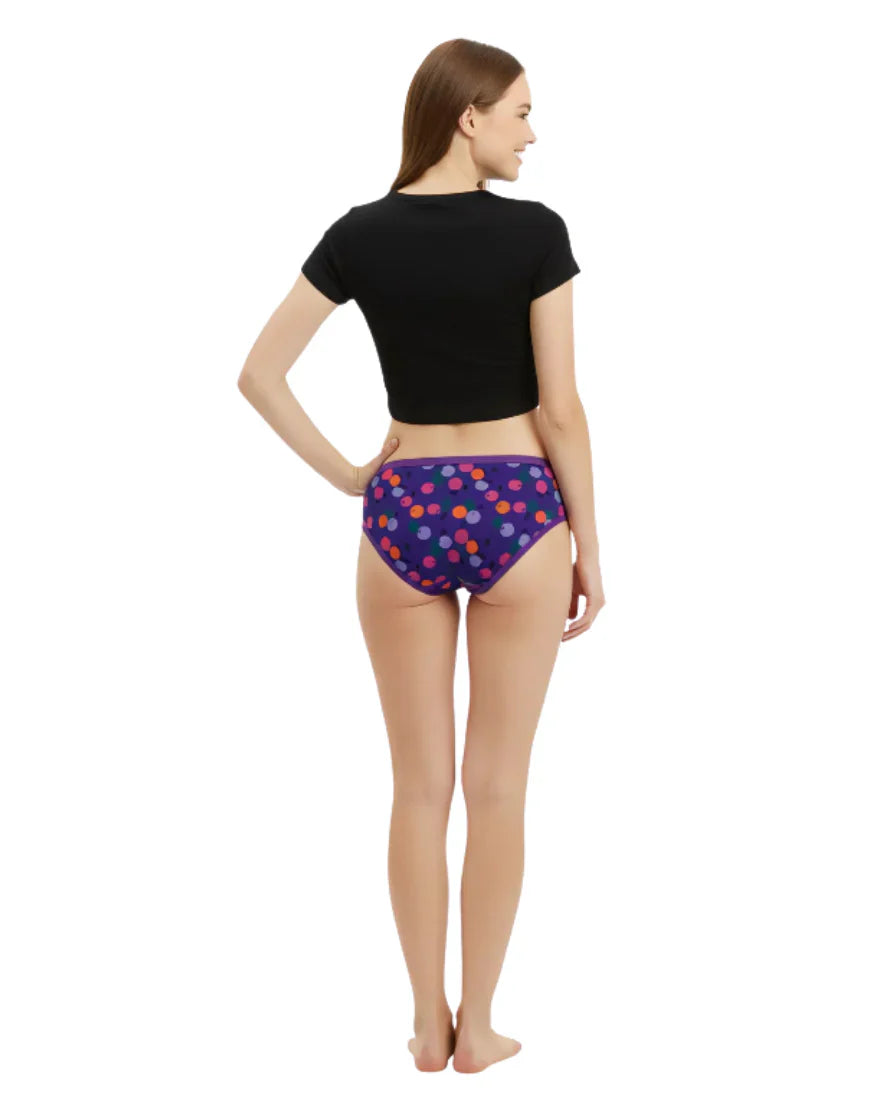 Pack of 5 super soft cotton  printed bikini